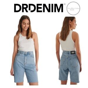 DR Denim Echo Shorts - Light Blue Size 25